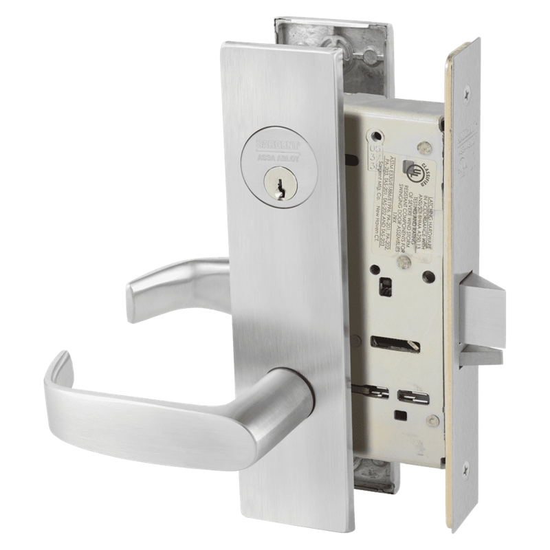 LW1L - L Lever with LW1 Escutcheon